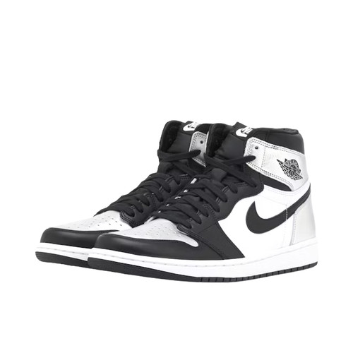 Air jordan high silver toe - high,