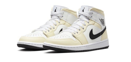 Nike air jordan mid - jordan, coconut