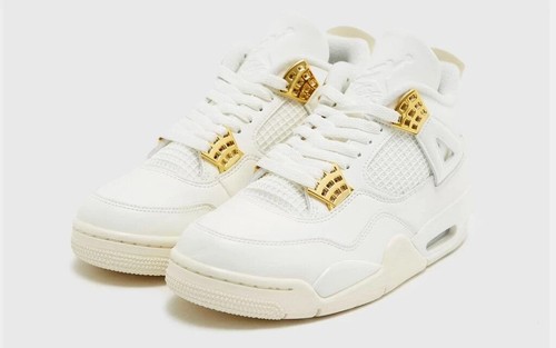 Jordan retro metallic gold - jordan, 4